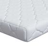 vidaXL Matratze Wei&szlig; 120 x 200 cm Jacquard-Stoff