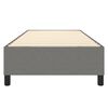 vidaXL Boxspringbettgestell Dunkelgrau 100x200 cm Stoff