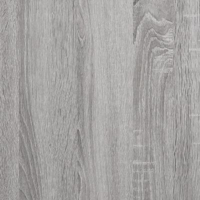 vidaXL Konsolentisch Grau Sonoma 160x30x75 cm Holzwerkstoff und Eisen