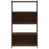 vidaXL B&uuml;cherregal Braun Eichen-Optik 80x30x145,5 cm Holzwerkstoff