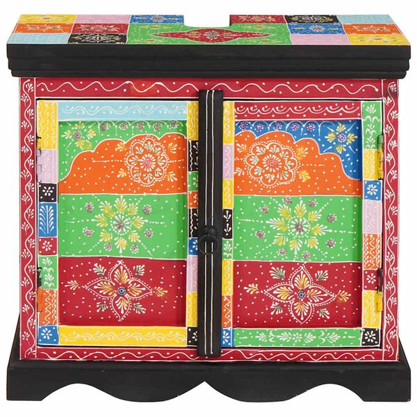 vidaXL Waschbeckenunterschrank Braun 60 x 35 x 55 cm Massivholz Mango