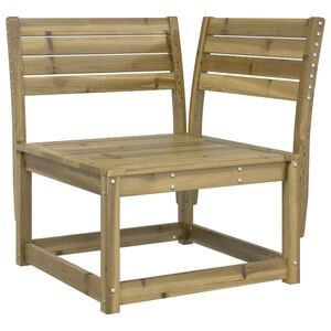 vidaXL Garten-Ecksofa 73x73x78 cm Kiefernholz Impr&auml;gniert