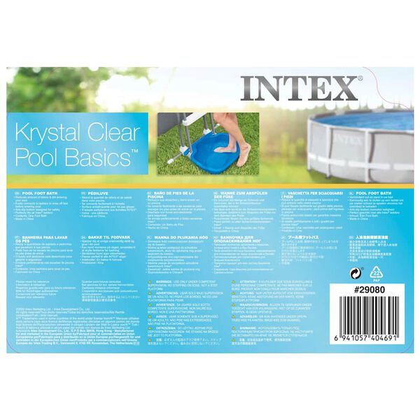 Intex Pool Fu&szlig;bad f&uuml;r Pool 11,5 L 56x46x9 cm Blau