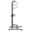 vidaXL Power Turm Dip Station Schwarz 95 x 102 x (160-210) cm