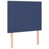 vidaXL Kopfteil Blau 100 x 5 x 118/128 cm Stoff