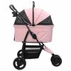 vidaXL Faltbarer Haustierwagen Rosa 78 x 54 x 101 cm 600D Oxford Stoff