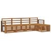 vidaXL Outdoor-Sofagarnitur 5 stk. Natur