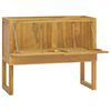 vidaXL Badschrank 90x40x75,5 cm Massivholz Teak