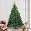 vidaXL Künstlicher klappbarer Weihnachtsbaum Grün 240 cm PVC, Stahl