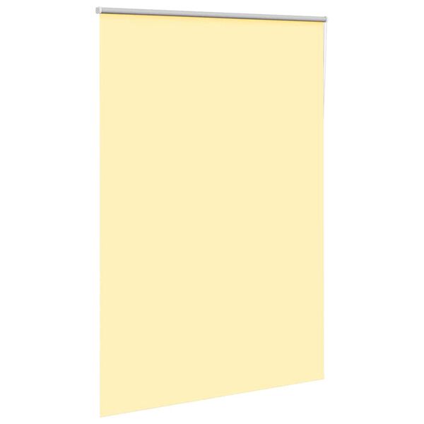 vidaXL Verdunkelungsrollo Gelb 145x210cm Stoffbreite 141,6cm Polyester