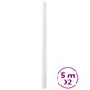 vidaXL M&ouml;belfolien Selbstklebend Transparent 90x500 cm PVC