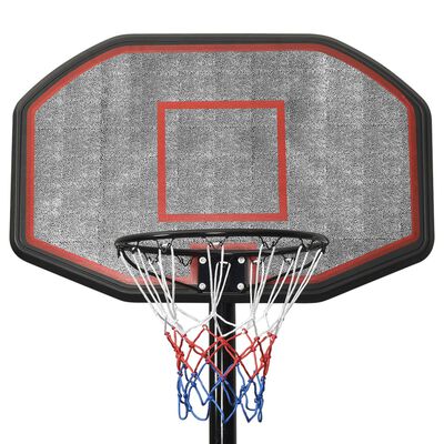 vidaXL Basketballständer Schwarz 258-363 cm Polyethylen