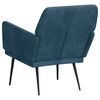 vidaXL Sessel Blau 62x79x79 cm Samt