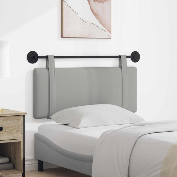 vidaXL H&auml;ngevorderseite Wandmontiert Wolkengrau 110 x 55 x 5 cm Stoff