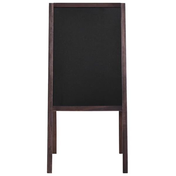 vidaXL Tafel Kundenstopper Doppelseitig Zedernholz Freistehend 40×60cm