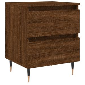 vidaXL Nachttisch Braun Eichen-Optik 40x35x50 cm Holzwerkstoff