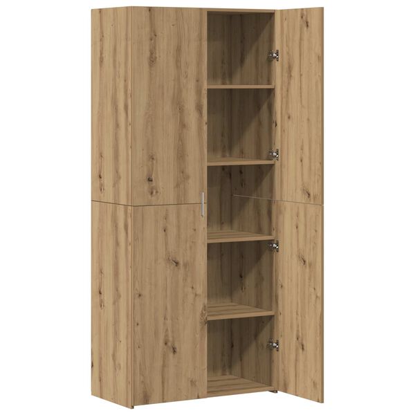 vidaXL Highboard 2 pcs Artisan-Eiche 80 x 42 x 185 cm