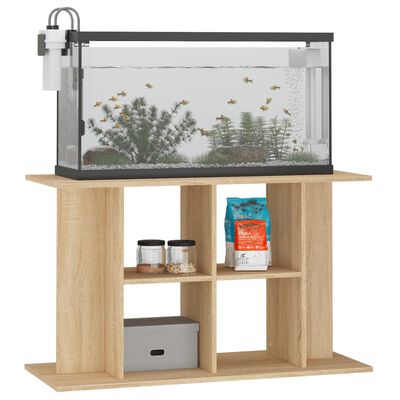 vidaXL Aquariumständer Sonoma-Eiche 100x40x60 cm Holzwerkstoff