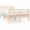 vidaXL Massivholzbett 120x190 cm