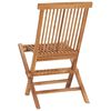 vidaXL 5-tlg. Garten-Essgruppe Klappbar Massivholz Teak
