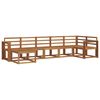 vidaXL Outdoor-Sofagarnitur 7 pcs Natur Massivholz Akazie