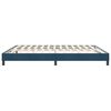 vidaXL Bettgestell ohne Matratze Dunkelblau 180x220 cm Samt