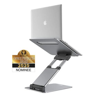 ErgoLine Laptopständer Tall Verstellbar 28x28x10 cm Silbern