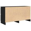 vidaXL TV-Schrank Schwarz 100x35x54 cm Holzwerkstoff