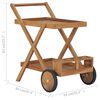 vidaXL Teewagen Massivholz Teak