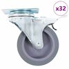 vidaXL 32 Stk. Lenkrollen 75 mm