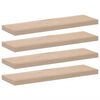 vidaXL Schweberegale 4 Stk. 80x23,5x4 cm Holzwerkstoff