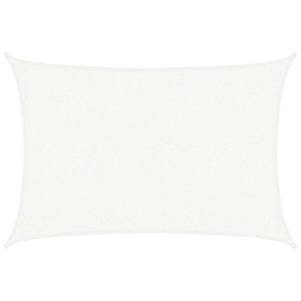 vidaXL Sonnensegel 160 g/m&sup2; Wei&szlig; 2x3 m HDPE