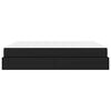 vidaXL Bettgestell mit Matratze mit Matratze 2 pcs Schwarz PVC