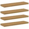 vidaXL Wandregal Wandhalterung 4 Stk. Braun 90 x 23,5 x 3,8 cm
