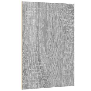 vidaXL Dekoplatten 12 Stk. Sonoma-Grau 15 x 21 x 0,27 cm Holzwerkstoff