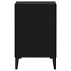 vidaXL TV-Schrank Schwarz 100x35x55 cm Holzwerkstoff