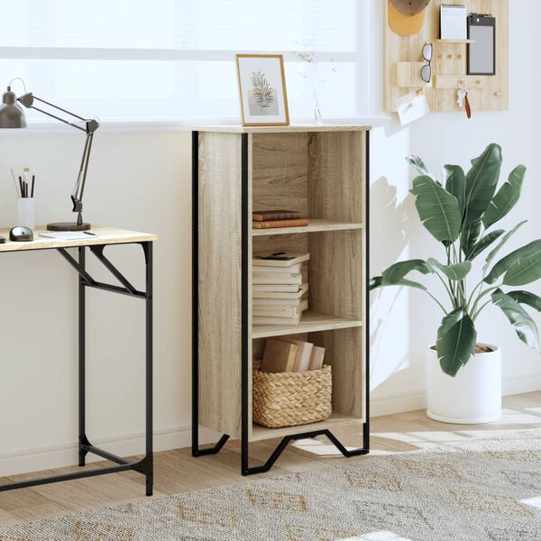 vidaXL B&uuml;cherregal Sonoma-Eiche 50x31x106 cm Holzwerkstoff