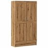 vidaXL B&uuml;cherschrank Artisan-Eiche 82,5x30,5x150 cm Holzwerkstoff