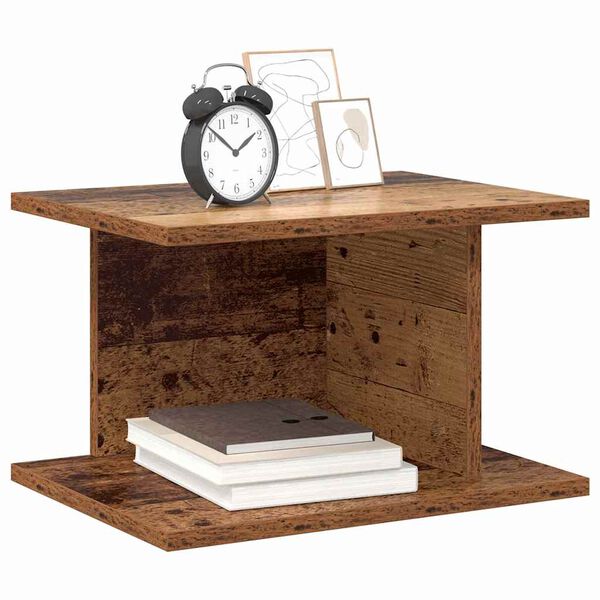 vidaXL Nachttisch Altholz 40 x 30 x 25 cm Holzwerkstoff