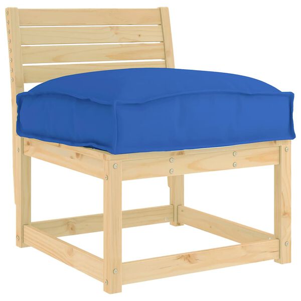 vidaXL Kissen K&ouml;nigsblau 60 x 40 x 8 cm Oxford-Stoff