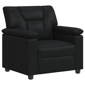 vidaXL Sofa Schwarz 91 x 85 x 93 cm Kunstleder