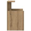 vidaXL Nachttisch 2 pcs Artisan-Eiche 40 x 35 x 60 cm Holzwerkstoff