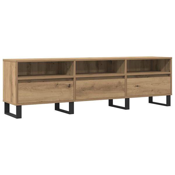 vidaXL TV-Schrank Artisan-Eiche 150x30x44,5 cm Holzwerkstoff