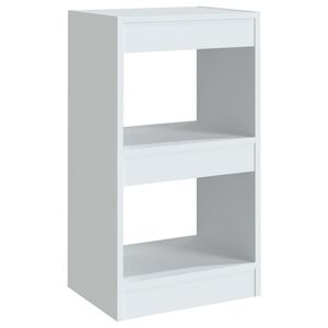 vidaXL B&uuml;cherregal/Raumteiler Wei&szlig; 40&times;30&times;72cm