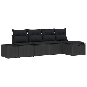 vidaXL Sofa Set 6 stk. Poly-Rattan