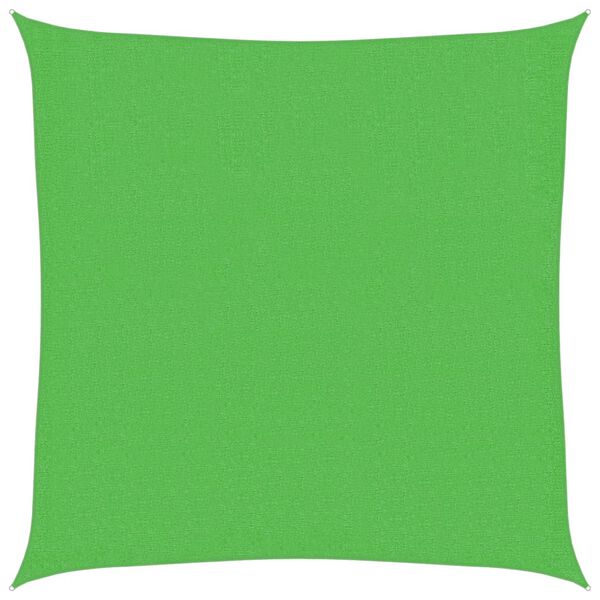 vidaXL Sonnensegel 160 g/m&sup2; Hellgr&uuml;n 3,6x3,6 m HDPE