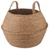 vidaXL Pflanzenk&uuml;bel mit Griffen Natur &Oslash; 45 x 36 cm 100% Seegras