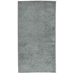 vidaXL Teppich Shaggy Hochflor Modern Gr&uuml;n 80x150 cm