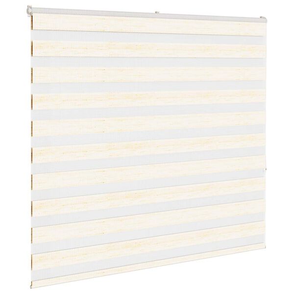 vidaXL Doppelrollo Marmorbeige 160x150cm Stoffbreite 155,9 cm Polyester