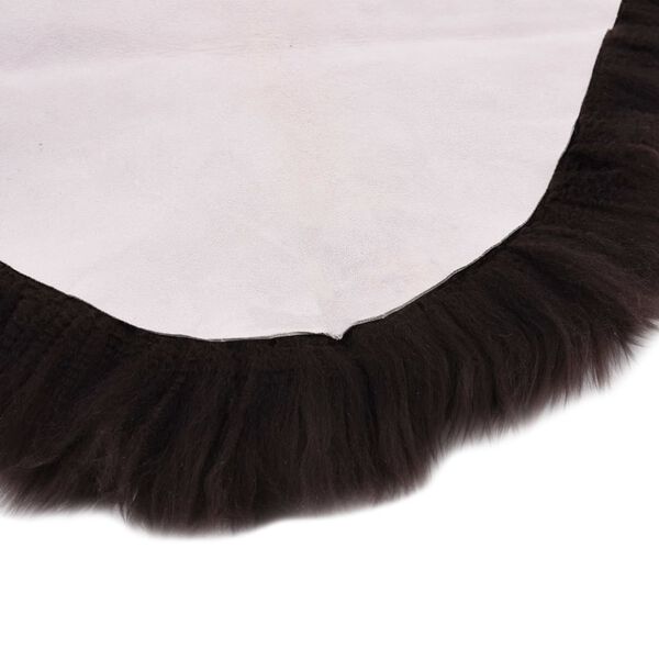 vidaXL Teppich Schafspelz 60x90 cm Braun